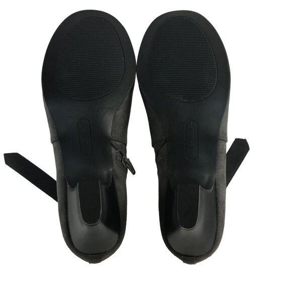 COMFORTVIEW GREY LIZZIE SUEDE BOOTIES WOMENS BOOTS SIZE 8.5 - Picture 6 of 8